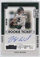 Rookie Ticket RPS Variation - Zach Wilson