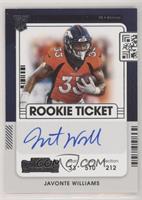 Rookie Ticket RPS - Javonte Williams