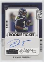 Rookie Ticket RPS - D'Wayne Eskridge