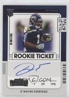 Rookie Ticket RPS - D'Wayne Eskridge