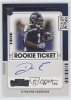 Rookie Ticket RPS - D'Wayne Eskridge