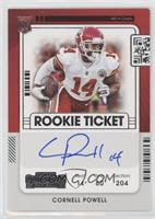Rookie Ticket RPS - Cornell Powell