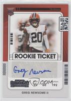 Rookie Ticket - Greg Newsome II [EX to NM]