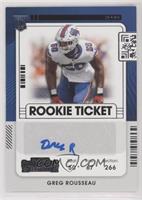 Rookie Ticket - Greg Rousseau