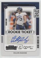 Rookie Ticket - Dillon Radunz