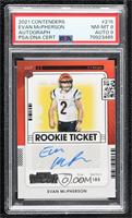 Rookie Ticket - Evan McPherson [PSA 8 NM‑MT]