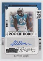 Rookie Ticket - Daviyon Nixon