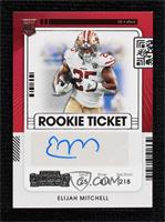 Rookie Ticket - Elijah Mitchell