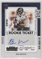 Rookie Ticket - Ben Mason