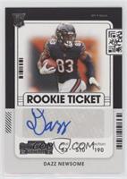 Rookie Ticket Variation - Dazz Newsome