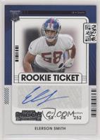 Rookie Ticket - Elerson Smith