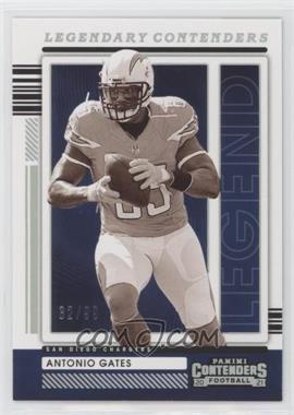 2021 Panini Contenders - Legendary Contenders - Silver #LGD-AGA - Antonio Gates /99