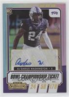 College Ticket Autographs - Ar’Darius Washington #/10