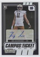 College Ticket Autographs - Ben Skowronek #/99