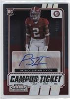 College Ticket Autographs - Patrick Surtain II #/99