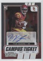 College Ticket Autographs - Tyler Vaughns #/99