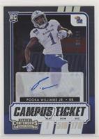 College Ticket Autographs - Pooka Williams Jr. #/99