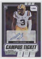 College Ticket Autographs - JaCoby Stevens [EX to NM] #/99