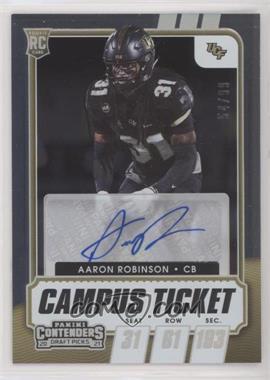 2021 Panini Contenders Draft Picks - [Base] - Campus Ticket #287 - College Ticket Autographs - Aaron Robinson /99