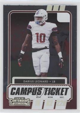 2021 Panini Contenders Draft Picks - [Base] - Campus Ticket #87 - Darius Leonard