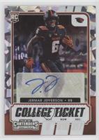 College Ticket Autographs - Jermar Jefferson #/23
