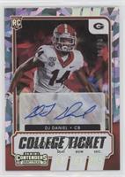 College Ticket Autographs - DJ Daniel #/23