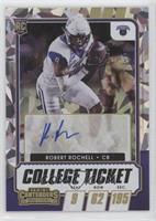 College Ticket Autographs - Robert Rochell #/23