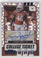 College Ticket Autographs - Joseph Ossai #/39