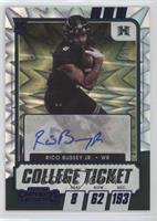 College Ticket Autographs - Rico Bussey Jr. #/39