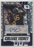 College Ticket Autographs - Darius Stills #/39