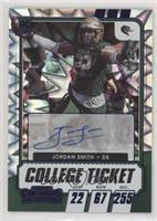 College Ticket Autographs - Jordan Smith #/39