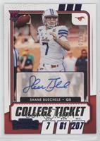 College Ticket Autographs - Shane Buechele #/99