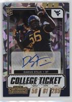 College Ticket Autographs - Darius Stills #/23