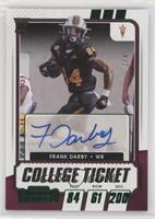 College Ticket Autographs - Frank Darby #/49