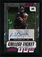 College Ticket Autographs - Rico Bussey Jr. #/23