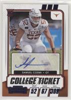 College Ticket Autographs - Samuel Cosmi