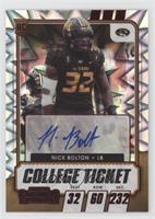 College Ticket Autographs - Nick Bolton