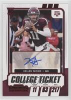 College Ticket Autographs - Kellen Mond