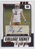 College Ticket Autographs - Ben Skowronek