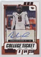 College Ticket Autographs - Hamilcar Rashed Jr.