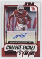 College Ticket Autographs - Marquez Stevenson