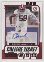 College Ticket Autographs - Christian Barmore