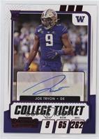 College Ticket Autographs - Joe Tryon