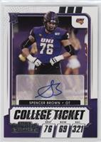 College Ticket Autographs - Spencer Brown