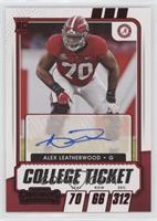 College Ticket Autographs - Alex Leatherwood