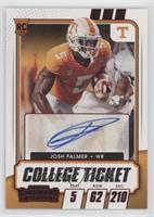 College Ticket Autographs - Josh Palmer