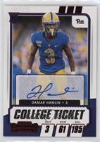 College Ticket Autographs - Damar Hamlin