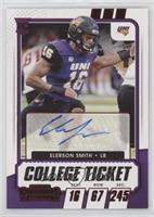 College Ticket Autographs - Elerson Smith