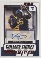 College Ticket Autographs - Darius Stills