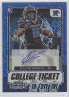 RPS College Ticket Autographs - Kenneth Gainwell #/27